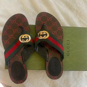 Gucci GG thong sandal